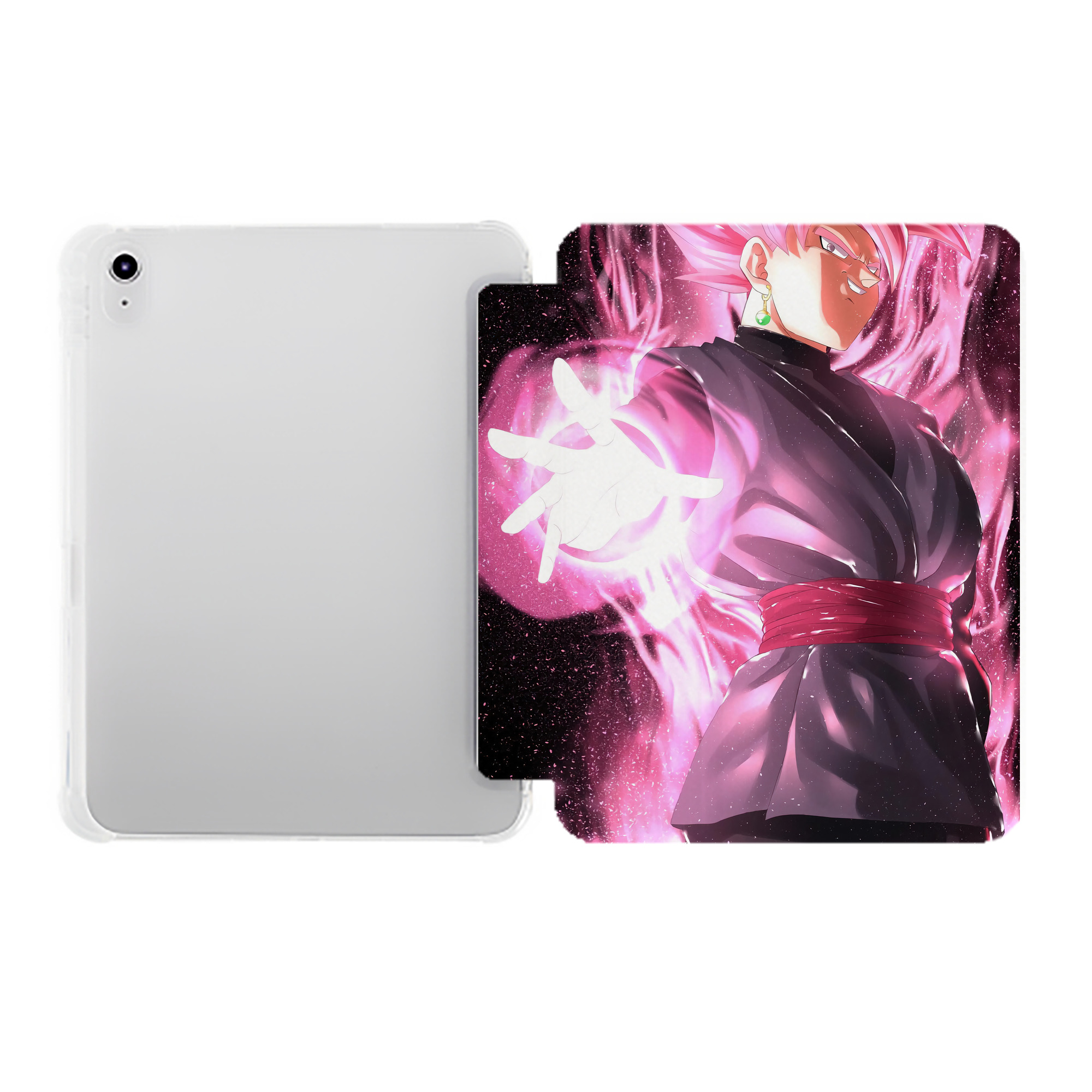 （画像用） ドラゴンボール DRAGON BALL IPad ケース ペン収納付き 三つ折りスタンド PUレザー×シリコン 対応機種9.5/10.5/10.9インチ